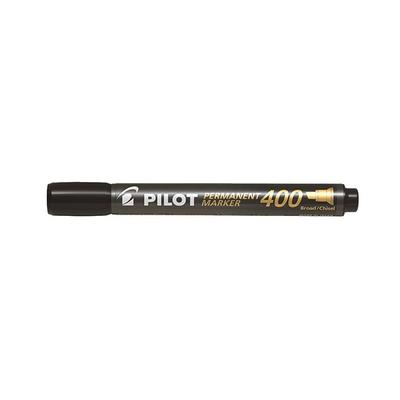 Alkoholos marker / filc - vágott végű - PILOT 400 - fekete