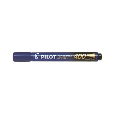 Alkoholos marker / filc - vágott végű - PILOT 400 - kék