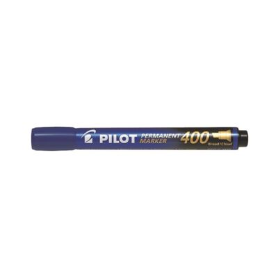 Alkoholos marker / filc - vágott végű - PILOT 400 - kék
