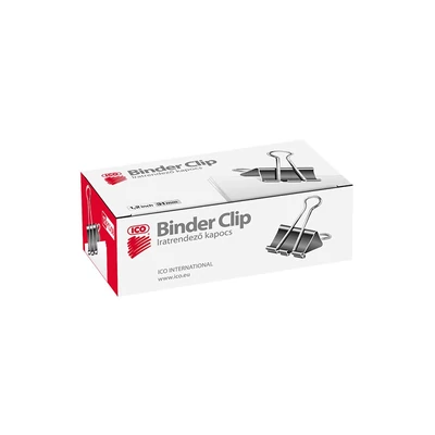 Binder csipesz - 31 mm 12 db/doboz - ICO