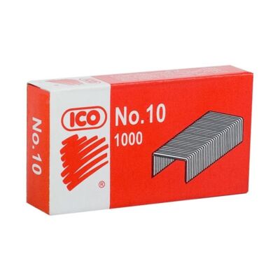 Tűzőkapocs No.10 - ICO - 1000 db/csomag