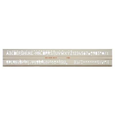 Betűsablon 14 mm