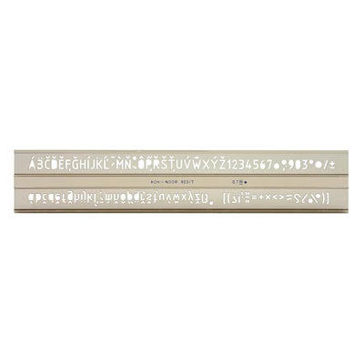 Betűsablon 7 mm