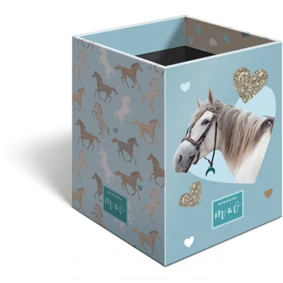 Lovas asztali ceruzatartó - Mici Horses írószertartó