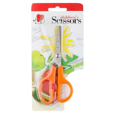 Iskolai olló - ICO &quot;Süni&quot; rásegítős olló - 13,5 cm - jobbkezes