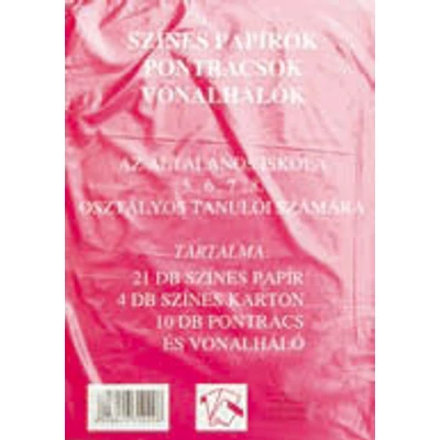 Színes papírok, pontrácsok, vonalhálók 5-8. osztályosok számára