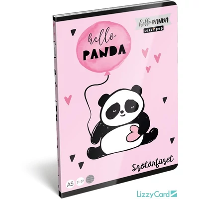 Pandás szótár füzet
