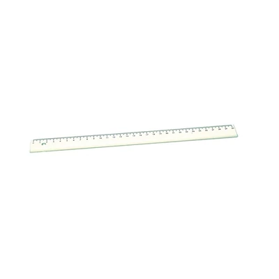 Műanyag vonalzó - 40 cm - átlátszó