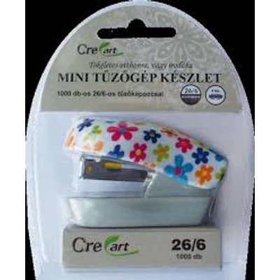 Cre Art Tűzőgép mini - szines virágos