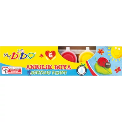 Akrilfesték készlet 6x22 ml MYDIDO