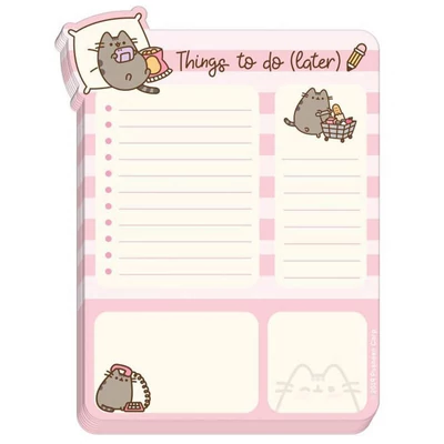 Pusheen cat to do lista jegyzettömb - cicás