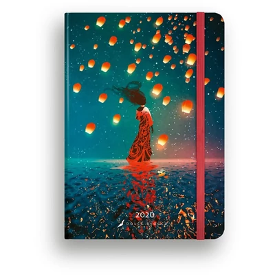 Heti tervező - Secret Calendar B6 -Lanterns határidőnapló / naptár