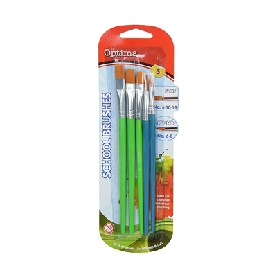 Ecsetkészlet Optima Economy 5 db/csomag vegyes