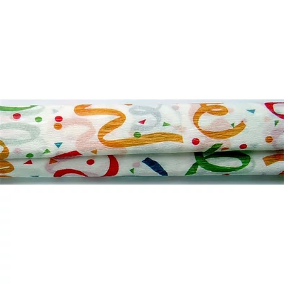 Krepp papír 50x200 cm - szalagmintás