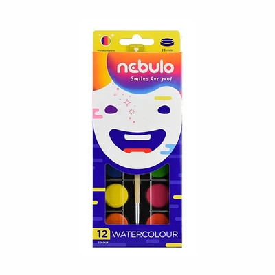Nebuló vízfesték készlet 12 szín