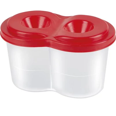 Dupla ecsettál fedéllel Pantaplast Simple