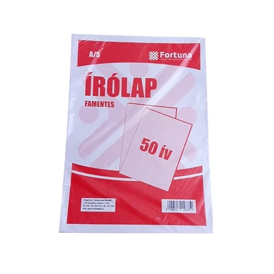 Famentes A5 írólap