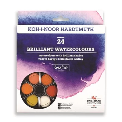 Koh-i-noor vízfesték 24 brilliáns szín