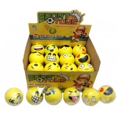 Emoji Funny Face stresszlabda 8 cm