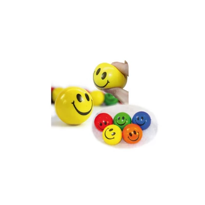 Stresszlabda - Emoji Smiley mosolygó fejek - 6,3 cm