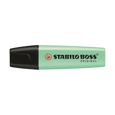 Szövegkiemelő filc - Stabilo Boss Pastel - pasztell menta