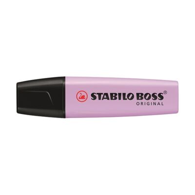 Szövegkiemelő filc - Stabilo Boss Pastel - pasztell orgona
