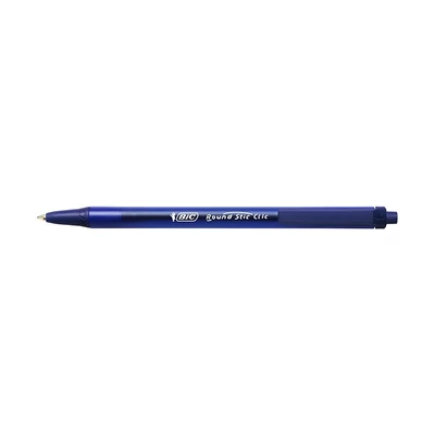 Golyóstoll - BIC Round Stic Clic - kék tintával