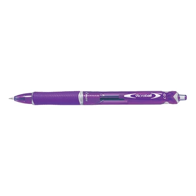 Pilot nyomógombos golyóstoll - Acroball Begreen Fine 0,7 mm - lila