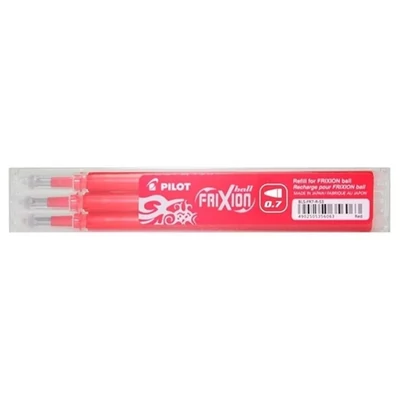 Tollbetét Pilot Frixion radírozható rollertoll betét 0,7 mm piros