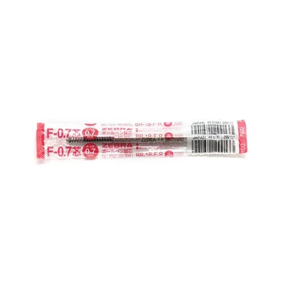Zebra golyóstollbetét - 0,24 mm vonalvastagságú - piros