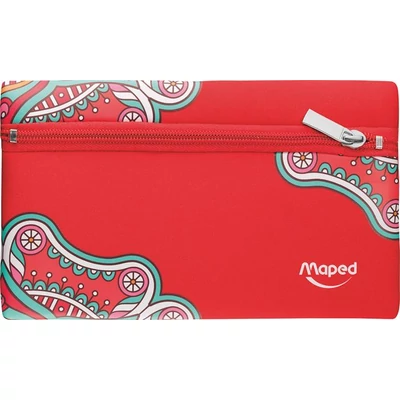 Maped Mandala lapos bedobálós tolltartó - Red