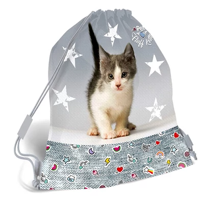 Cicás tornazsák sportzsák - Pet Fluff Kitten
