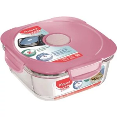 Ételtartó doboz Maped Picnik Concept Adult üveg doboz - 1200 ml - rózsaszín
