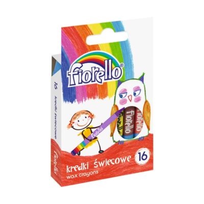 Zsírkréta / Viaszkréta - Fiorello Wax Crayons - 16 szín