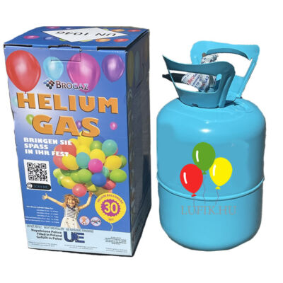 Hélium 30 lufihoz - a palack 30 db 9