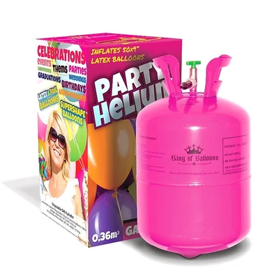 Hélium 50 lufihoz - a palack 50 db 9