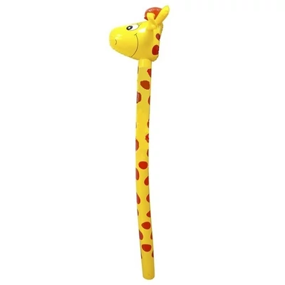 Zsiráf lufi felfújható party rúd 120 cm
