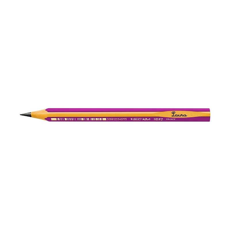 Grafitceruza háromszögletű ceruzatest - BIC Kids Evolution Girl Jumbo - HB - rózsaszín
