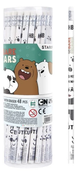 Medvetesók grafitceruza radírral - macis