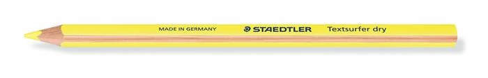 Száraz szövegkiemelő ceruza háromszögletű - Staedtler Textsurfer Dry - citromsárga