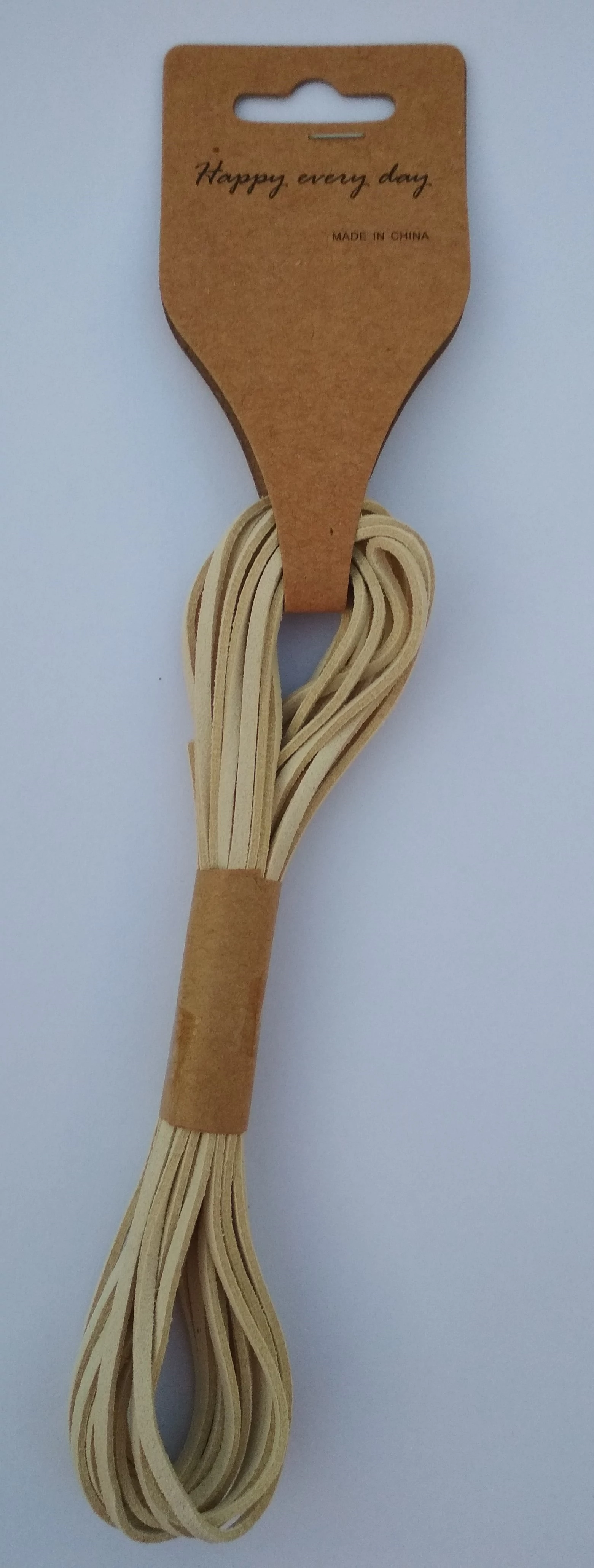 Bőrszíj 3mmx5m Cre Art - beige