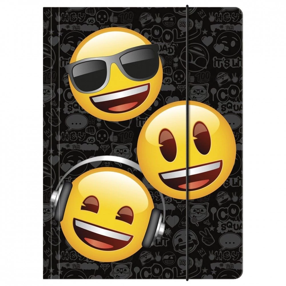 Gumis mappa - Emoji Smiley - A4