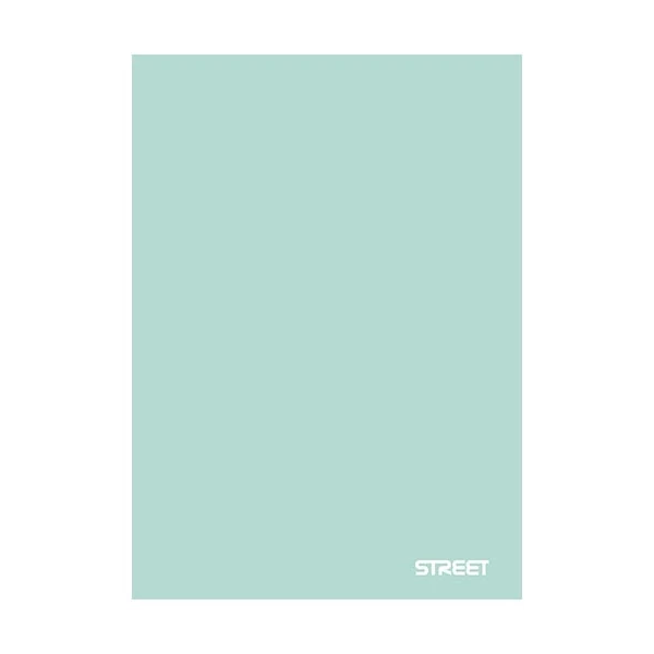 Füzet kockás - A4 - STREET PP Pastel - 42 lapos - pasztell zöld