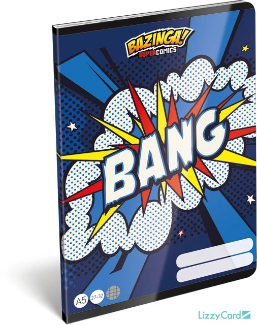 Bazinga kockás füzet - Supercomics - A5 - 27-32