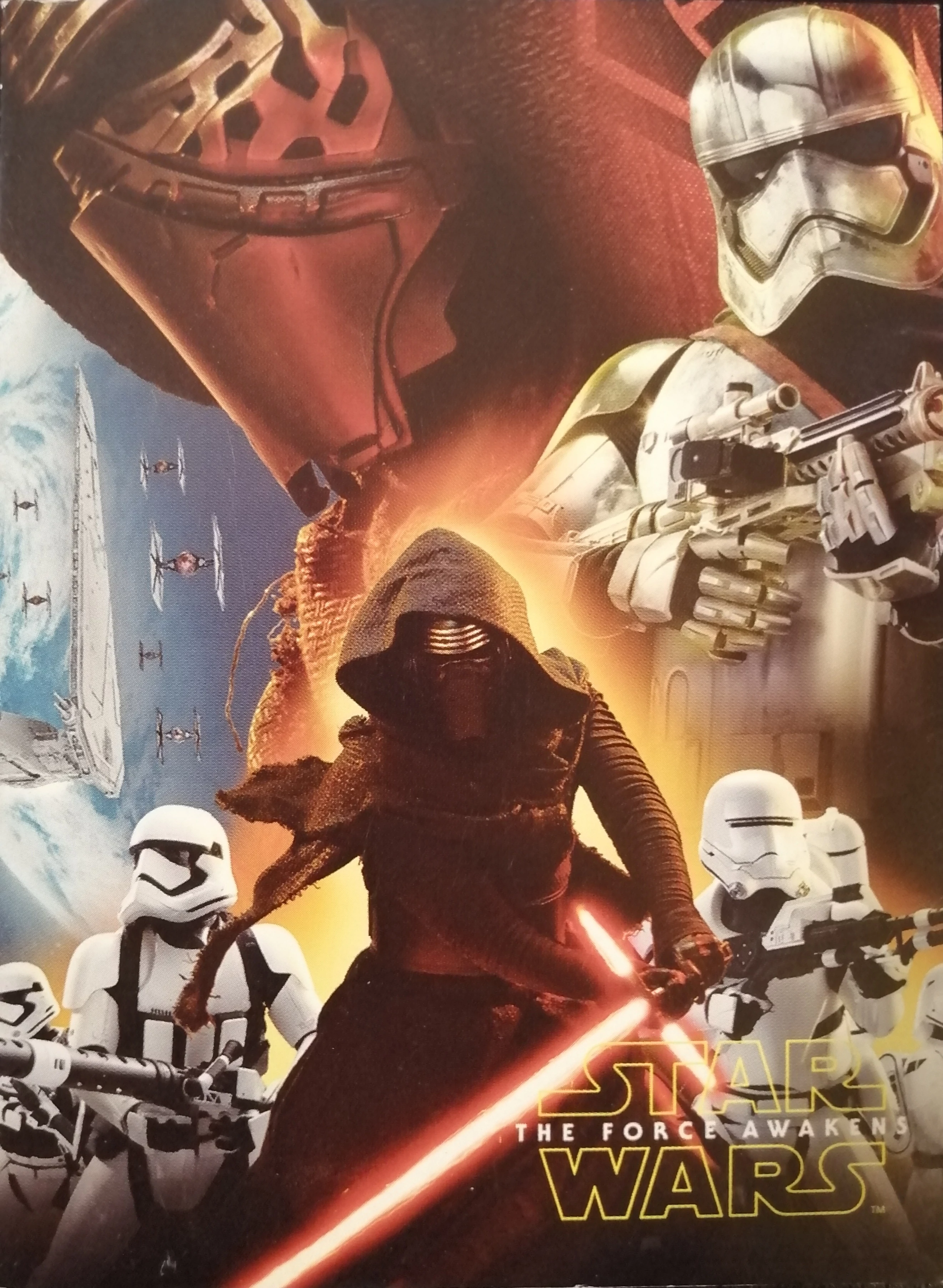 Star Wars 7 papírfedeles notesz A7 - New Order jegyzetfüzet