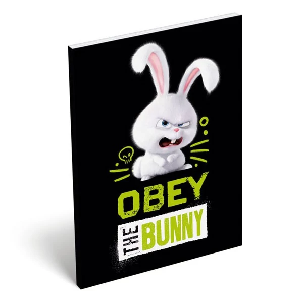 Papírfedeles notesz A7 - A kis kedvencek titkos élete - Bunny jegyzetfüzet