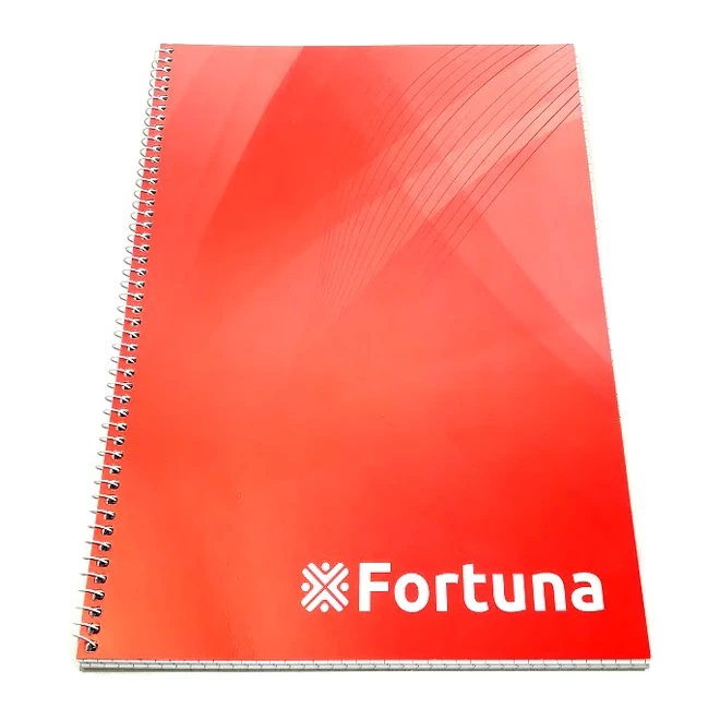 Kockás spirálfüzet A4 - Fortuna Basic