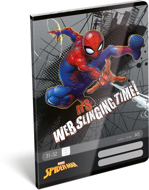 Pókember szótár füzet - A5 - 31-32 - Spider-Man Sling