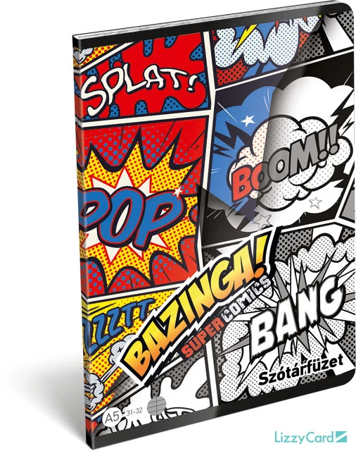 Bazinga szótár füzet - A5 - 31-32 - Supercomics