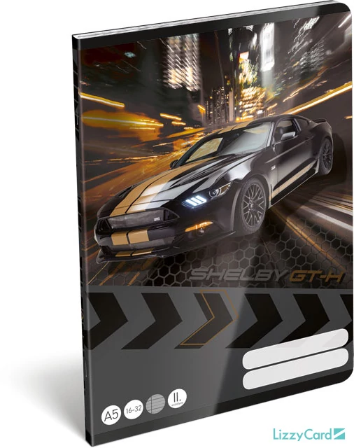 Ford Mustang vonalas füzet - Shelby GT-H - A5 - 2. osztályos / 16-32